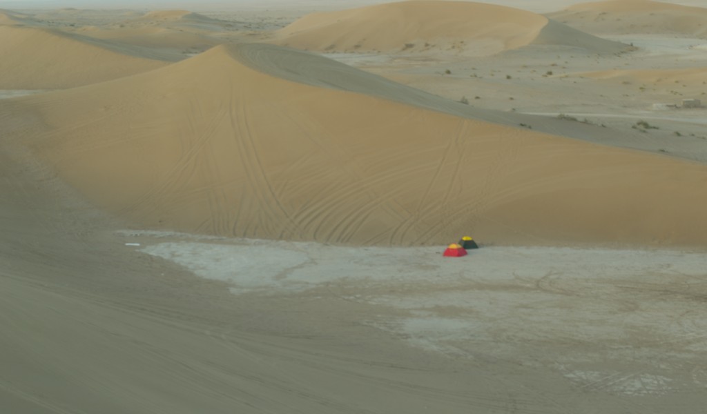 Zandduinen in de Iraanse woestijn